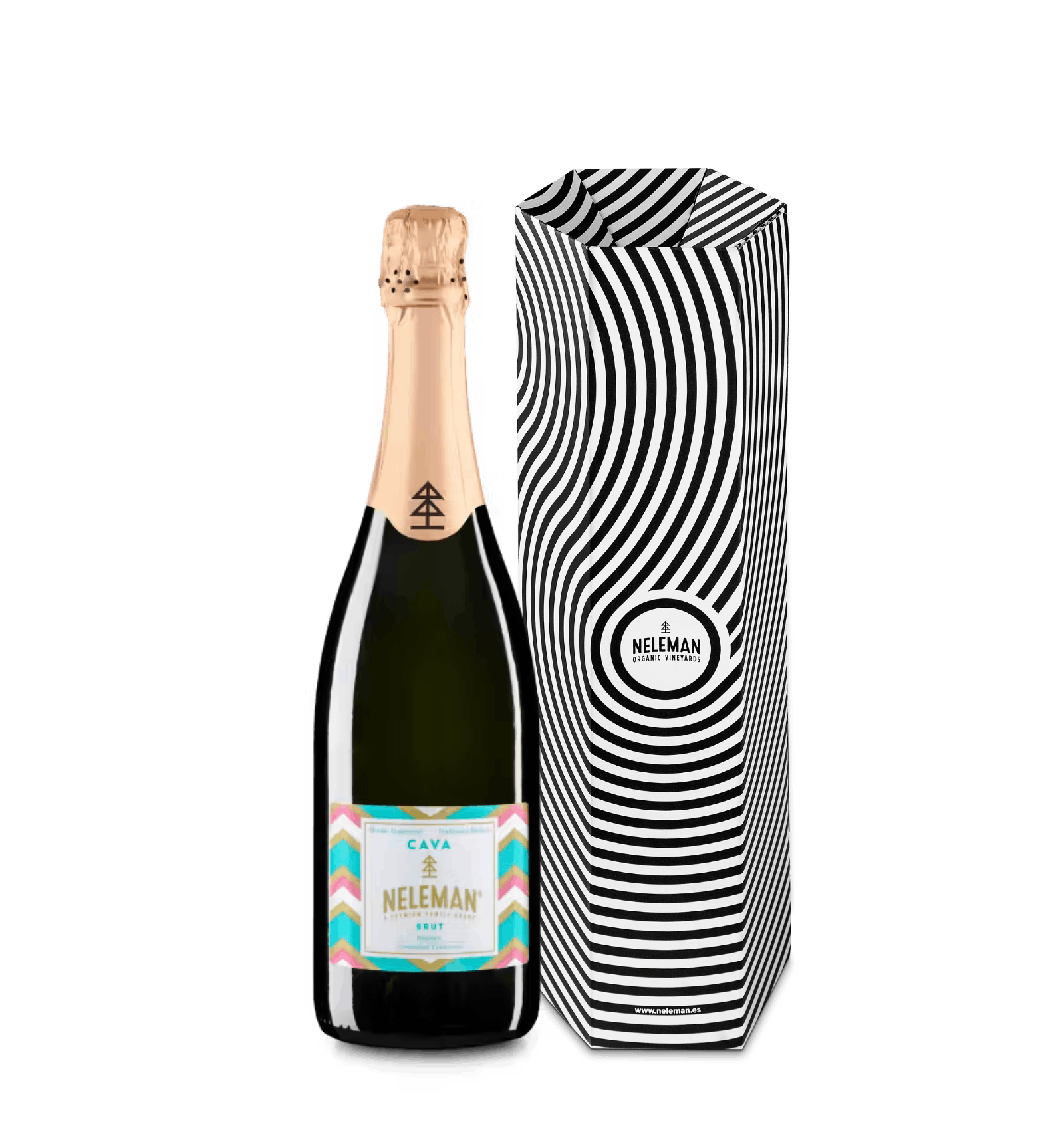 Cava Brut Macabeo Chardonnay Organic Cadeaupakket